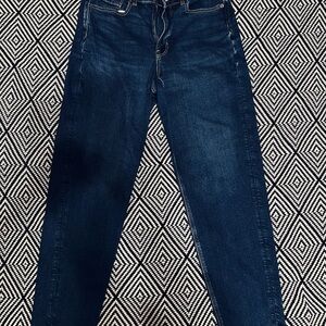 American Eagle Outfitters Dark Blue Skinny Mom Jeans